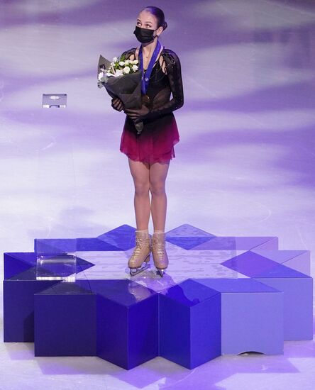 Sweden Figure Skating Worlds Ladies Awarding Ceremony