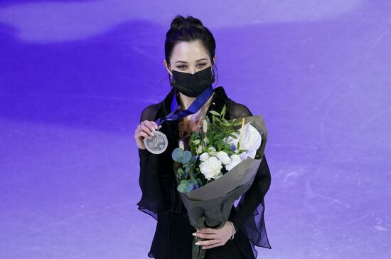 Sweden Figure Skating Worlds Ladies Awarding Ceremony