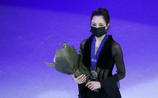 Sweden Figure Skating Worlds Ladies Awarding Ceremony