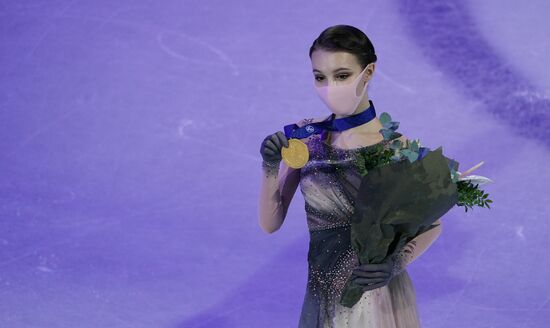 Sweden Figure Skating Worlds Ladies Awarding Ceremony