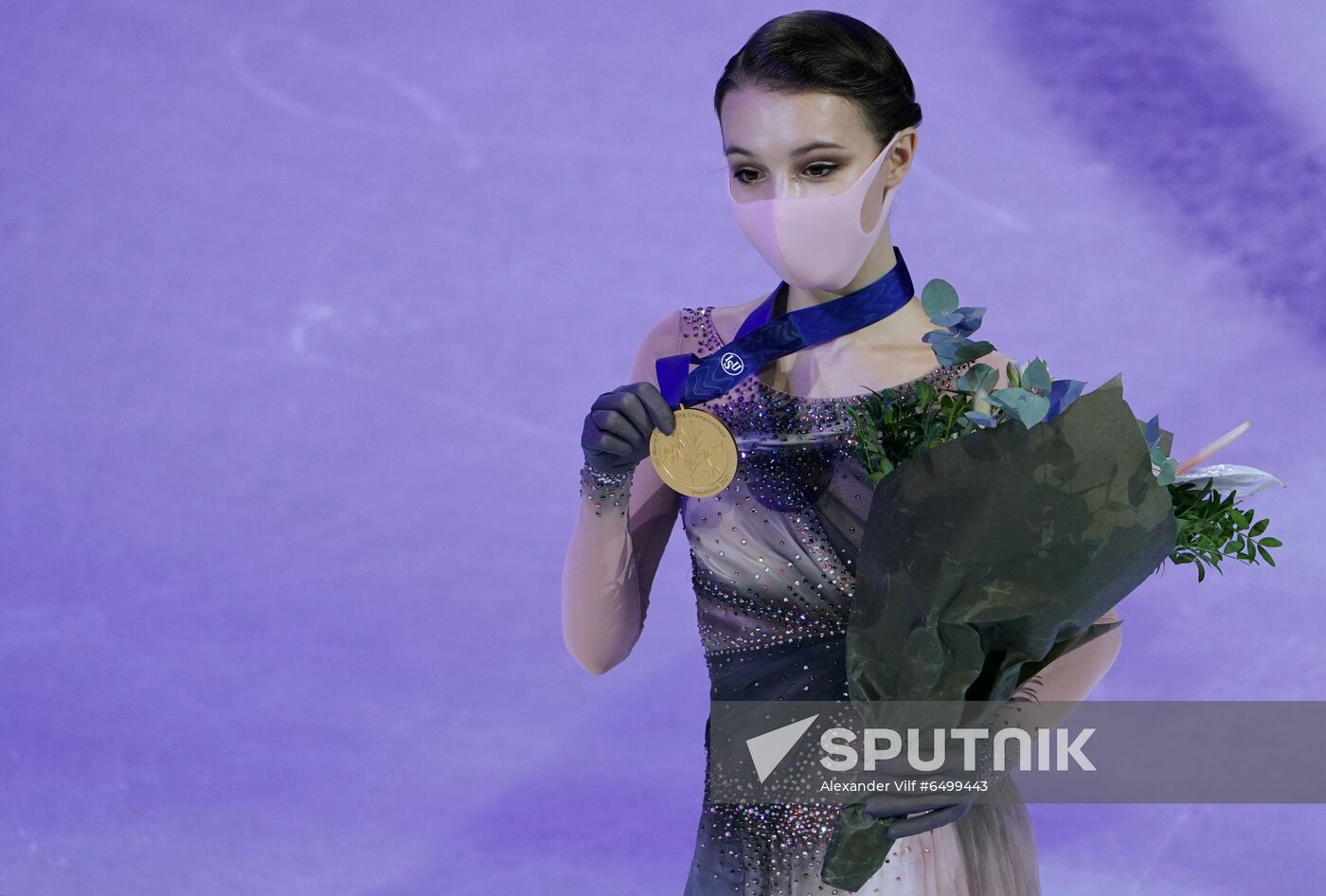 Sweden Figure Skating Worlds Ladies Awarding Ceremony