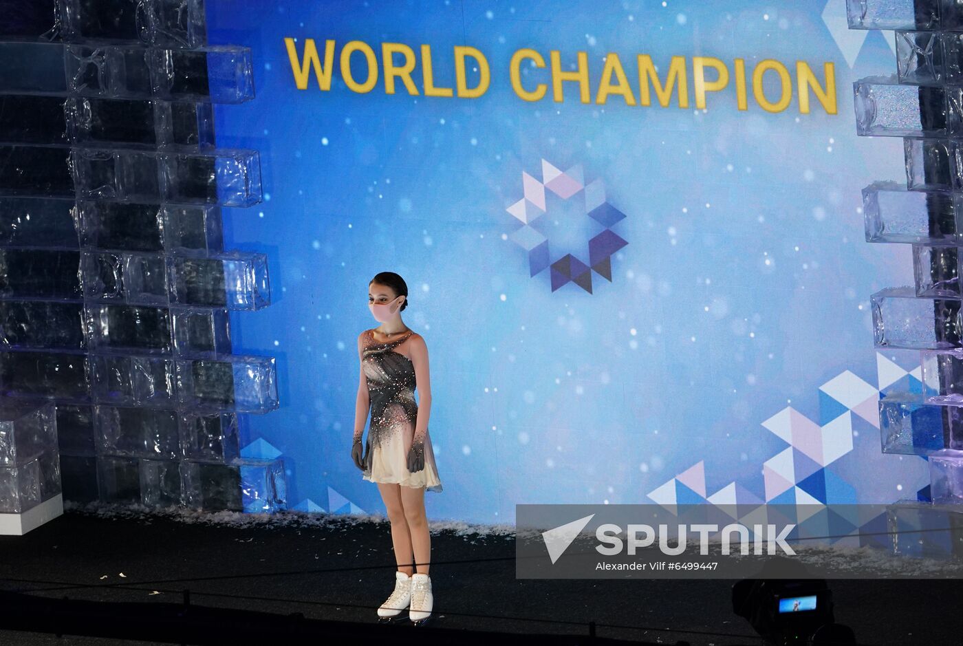 Sweden Figure Skating Worlds Ladies Awarding Ceremony