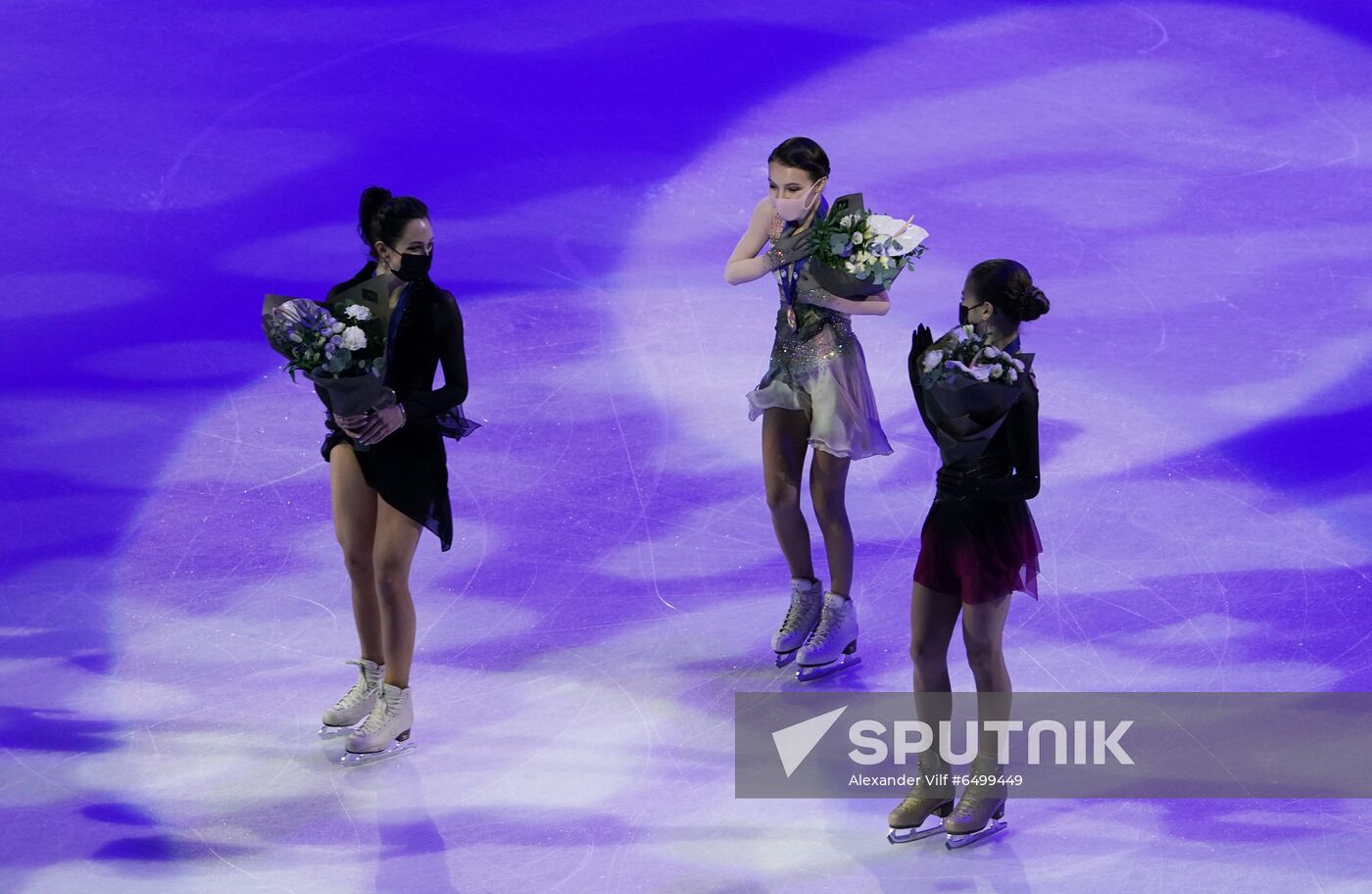 Sweden Figure Skating Worlds Ladies Awarding Ceremony