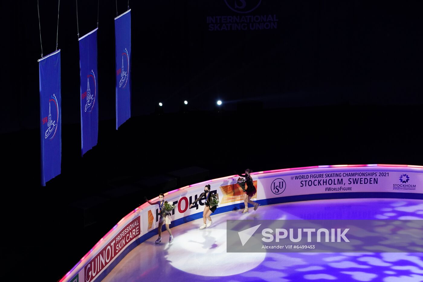 Sweden Figure Skating Worlds Ladies Awarding Ceremony
