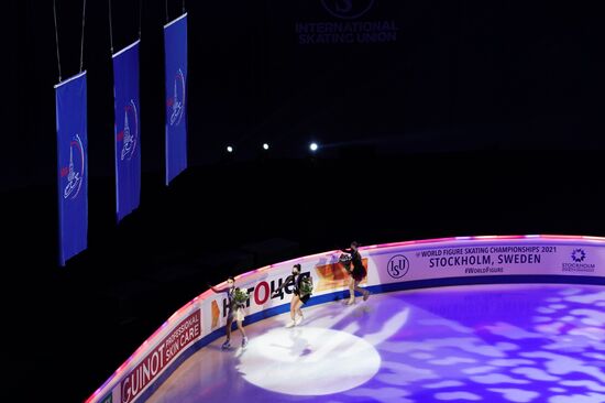 Sweden Figure Skating Worlds Ladies Awarding Ceremony