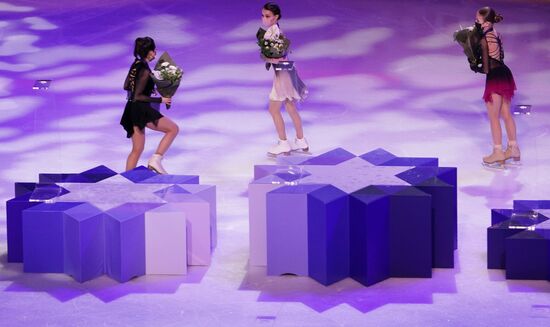 Sweden Figure Skating Worlds Ladies Awarding Ceremony