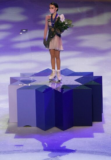 Sweden Figure Skating Worlds Ladies Awarding Ceremony