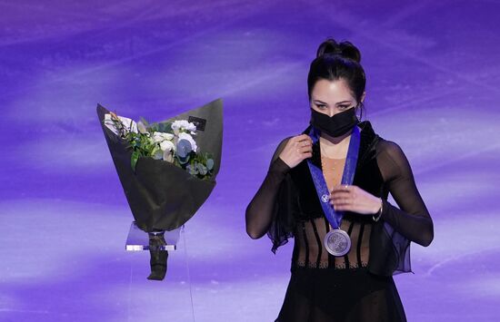Sweden Figure Skating Worlds Ladies Awarding Ceremony