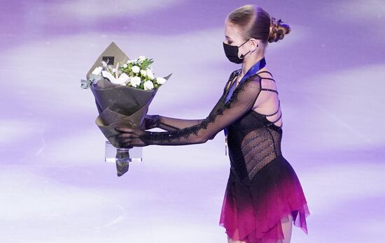Sweden Figure Skating Worlds Ladies Awarding Ceremony