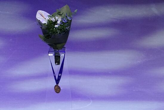 Sweden Figure Skating Worlds Ladies Awarding Ceremony
