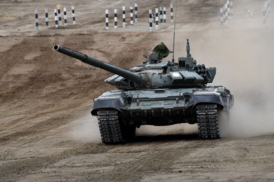 Russia Army Games Tank Biathlon Qualification