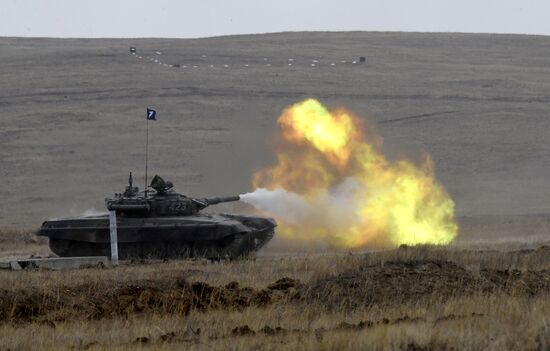 Russia Army Games Tank Biathlon Qualification