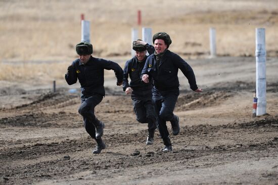 Russia Army Games Tank Biathlon Qualification