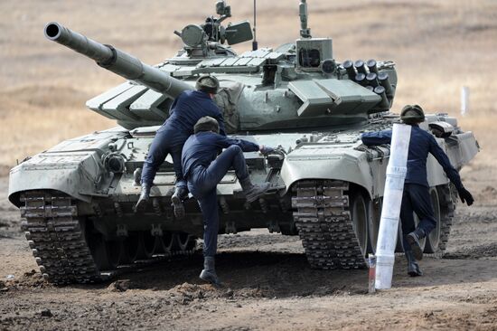 Russia Army Games Tank Biathlon Qualification