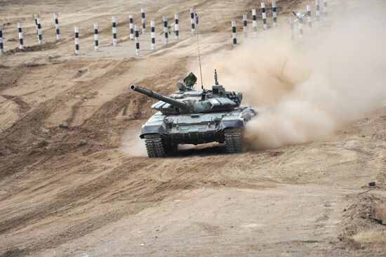 Russia Army Games Tank Biathlon Qualification