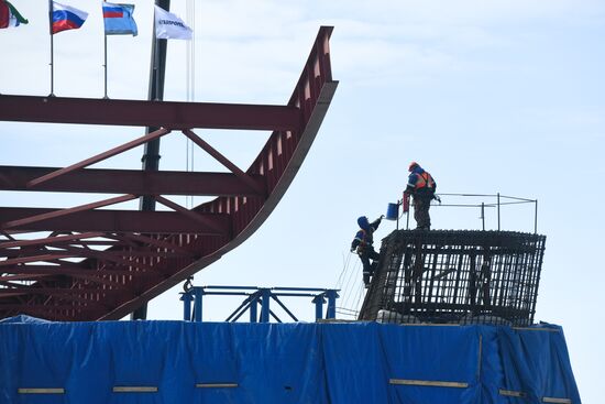 Russia Bridge Construction