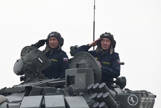 Russia Army Games Tank Biathlon Qualification