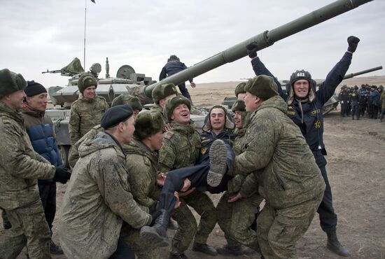 Russia Army Games Tank Biathlon Qualification