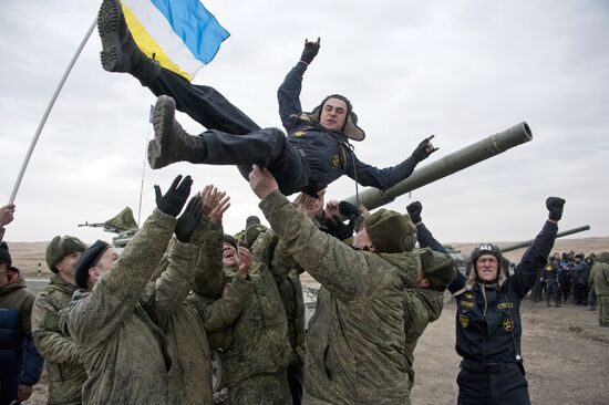 Russia Army Games Tank Biathlon Qualification
