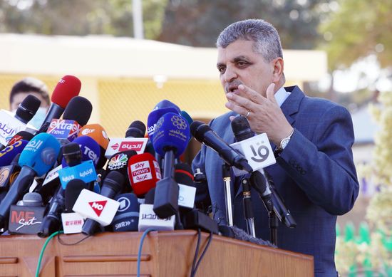 Egypt Suez Canal Traffic Blockade
