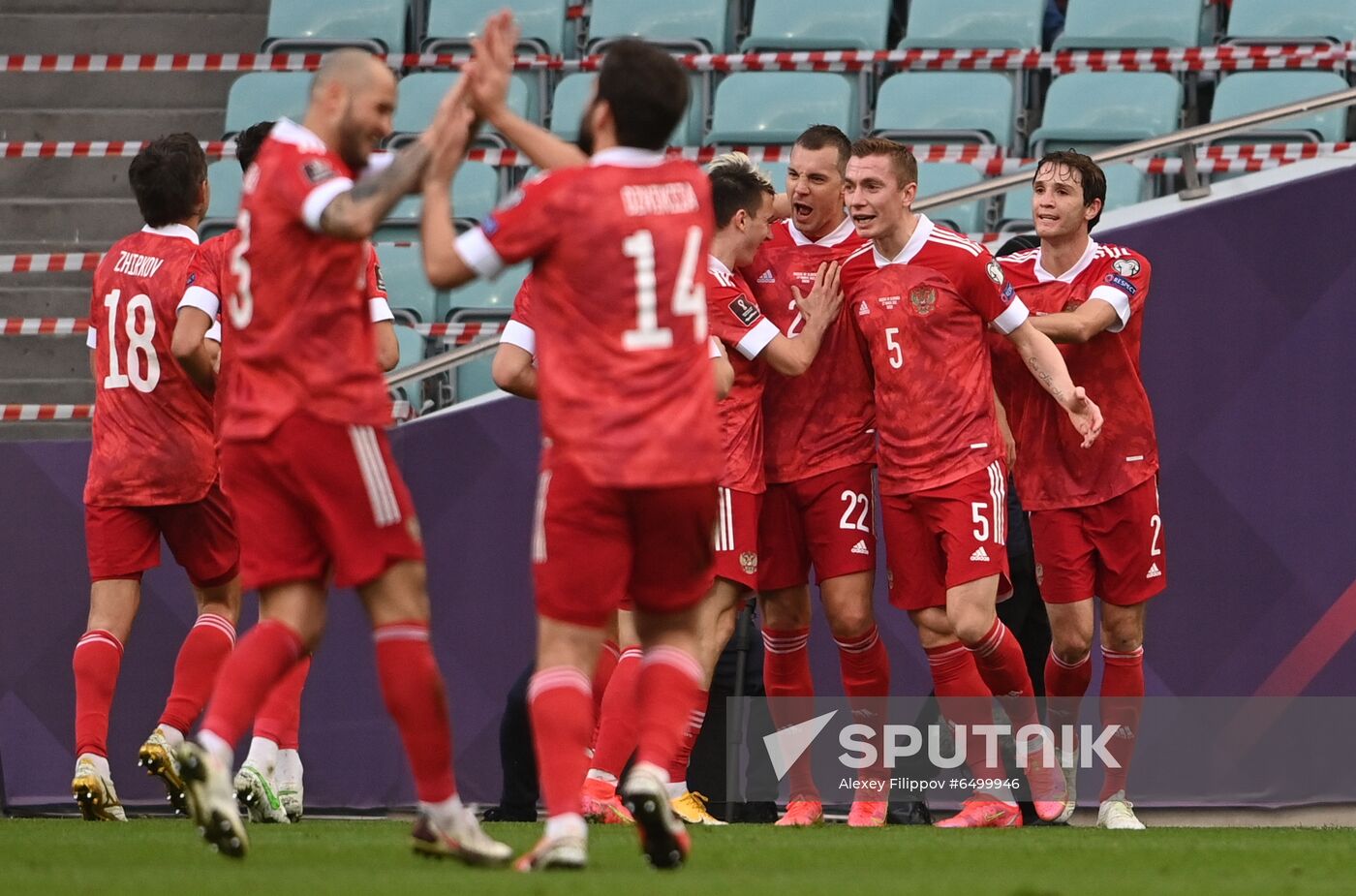 Russia Soccer World Cup Qualifiers Russia - Slovenia