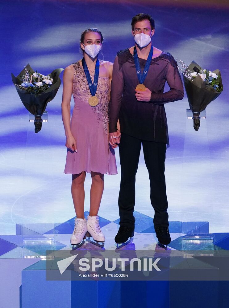 Sweden Figure Skating Worlds Ice Dance Awarding Ceremony