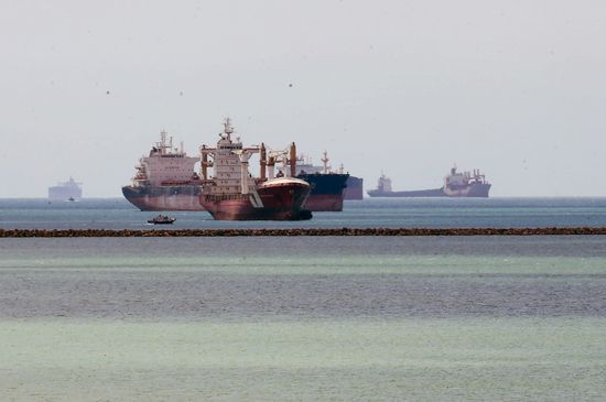 Egypt Suez Canal Traffic Blockade