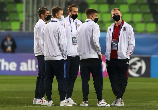 Hungary Soccer Junior Europe Championship Russia - France