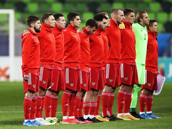 Hungary Soccer Junior Europe Championship Russia - France