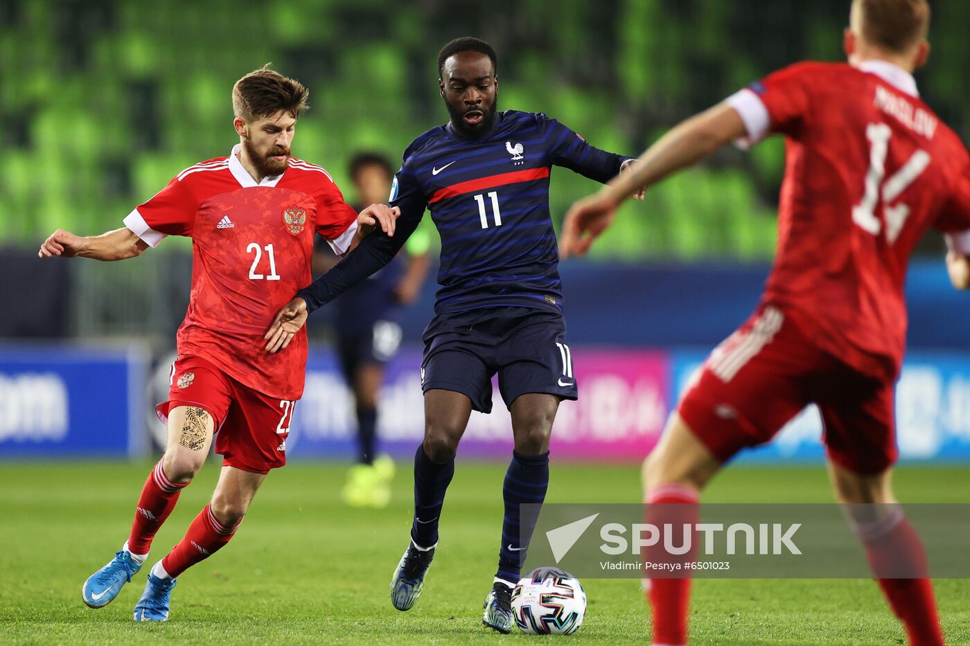 Hungary Soccer Junior Europe Championship Russia - France