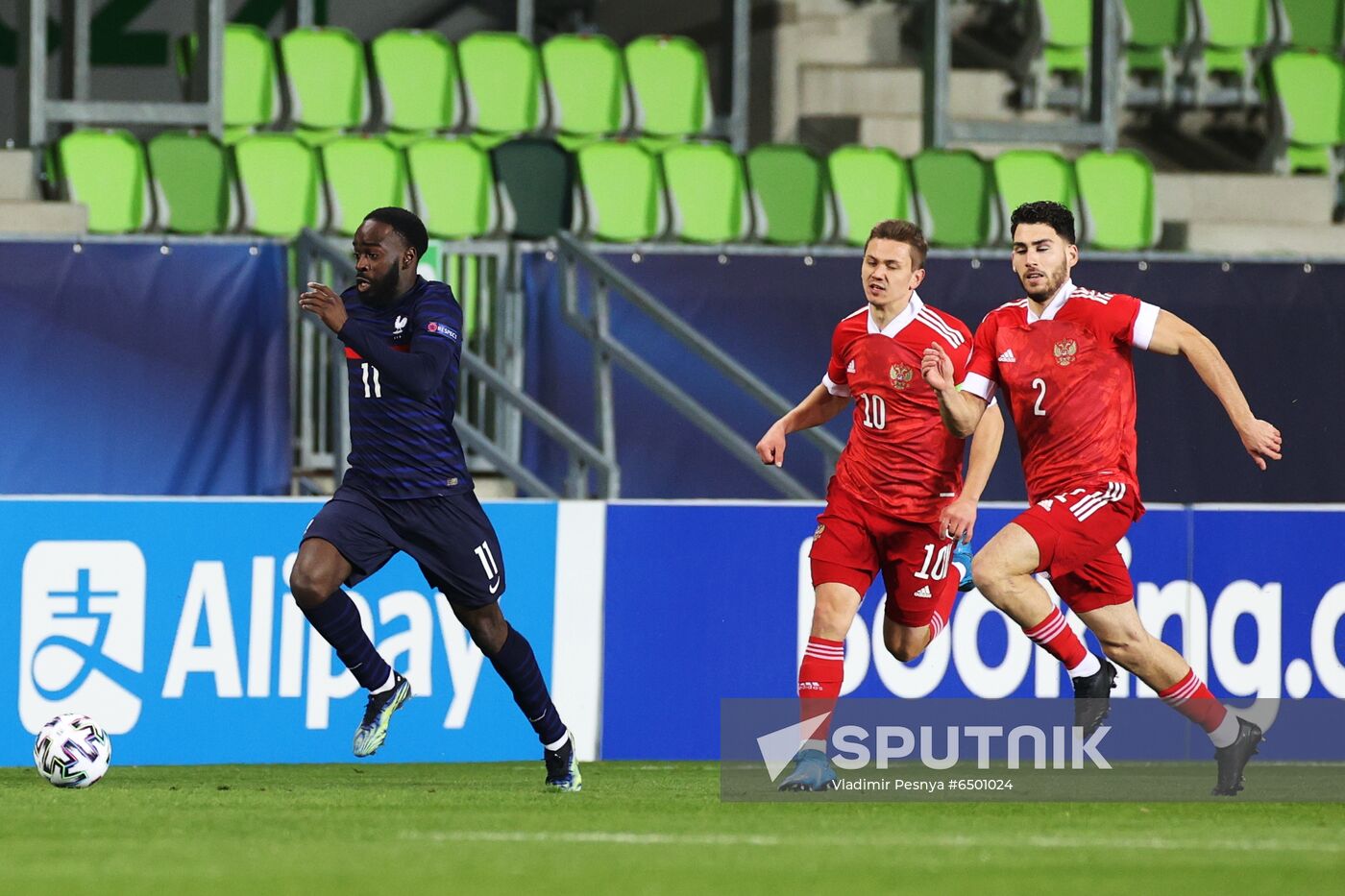Hungary Soccer Junior Europe Championship Russia - France