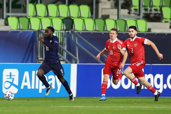 Hungary Soccer Junior Europe Championship Russia - France