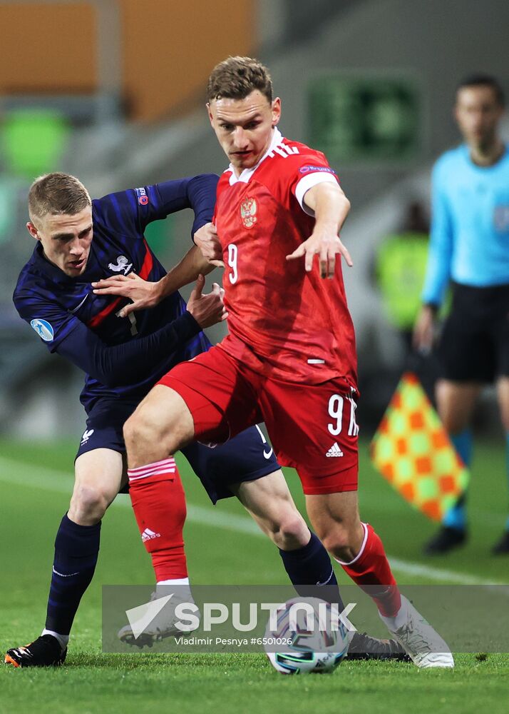 Hungary Soccer Junior Europe Championship Russia - France