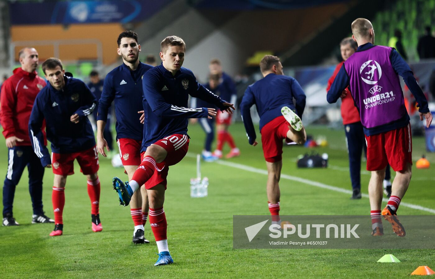 Hungary Soccer Junior Europe Championship Russia - France