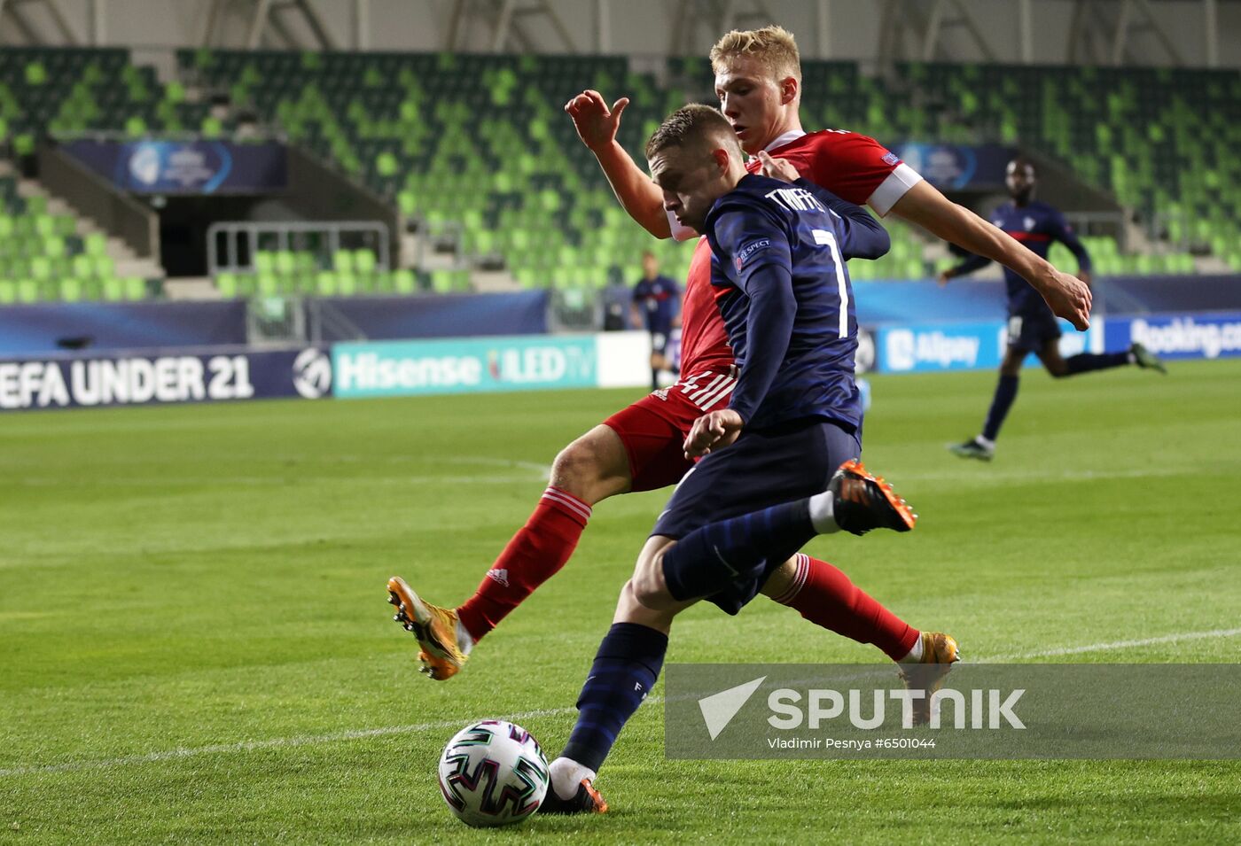 Hungary Soccer Junior Europe Championship Russia - France