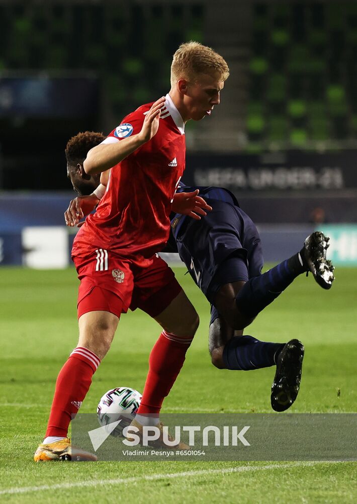 Hungary Soccer Junior Europe Championship Russia - France