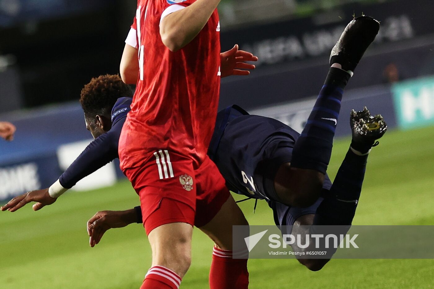 Hungary Soccer Junior Europe Championship Russia - France