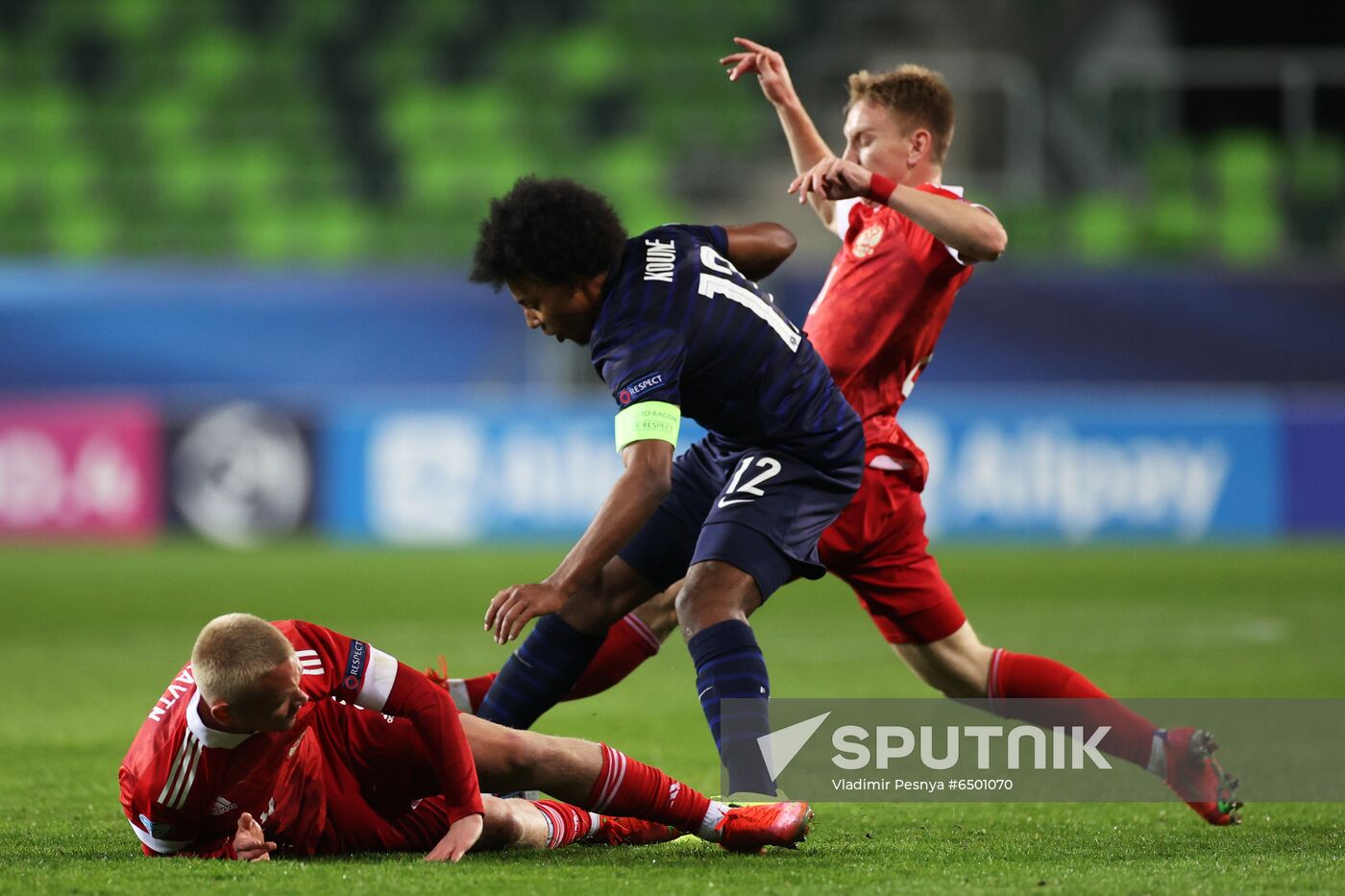 Hungary Soccer Junior Europe Championship Russia - France
