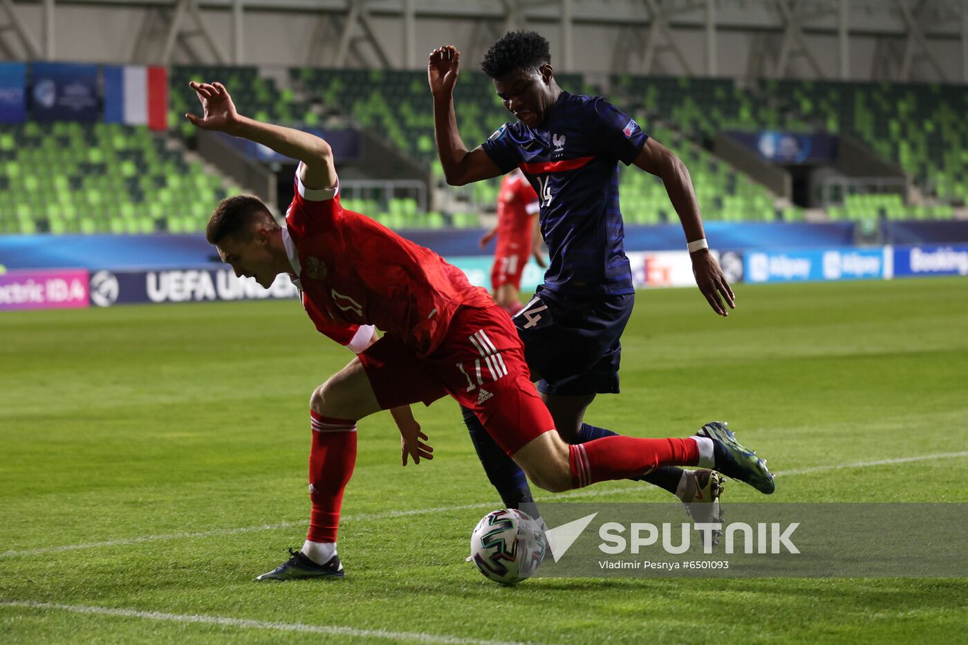 Hungary Soccer Junior Europe Championship Russia - France