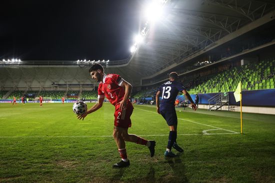 Hungary Soccer Junior Europe Championship Russia - France