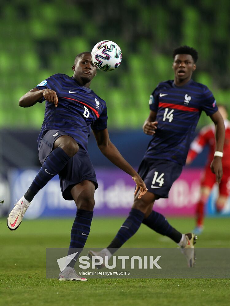 Hungary Soccer Junior Europe Championship Russia - France