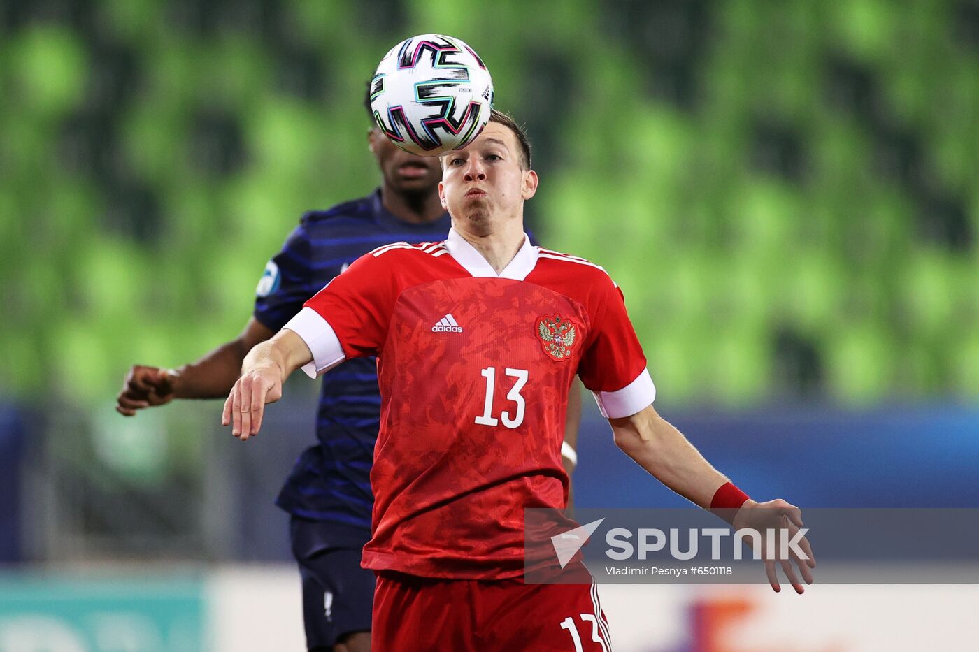 Hungary Soccer Junior Europe Championship Russia - France
