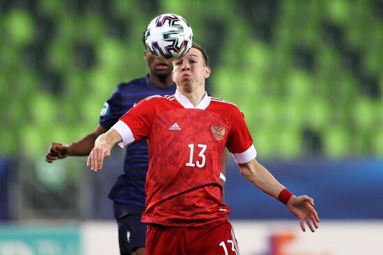 Hungary Soccer Junior Europe Championship Russia - France