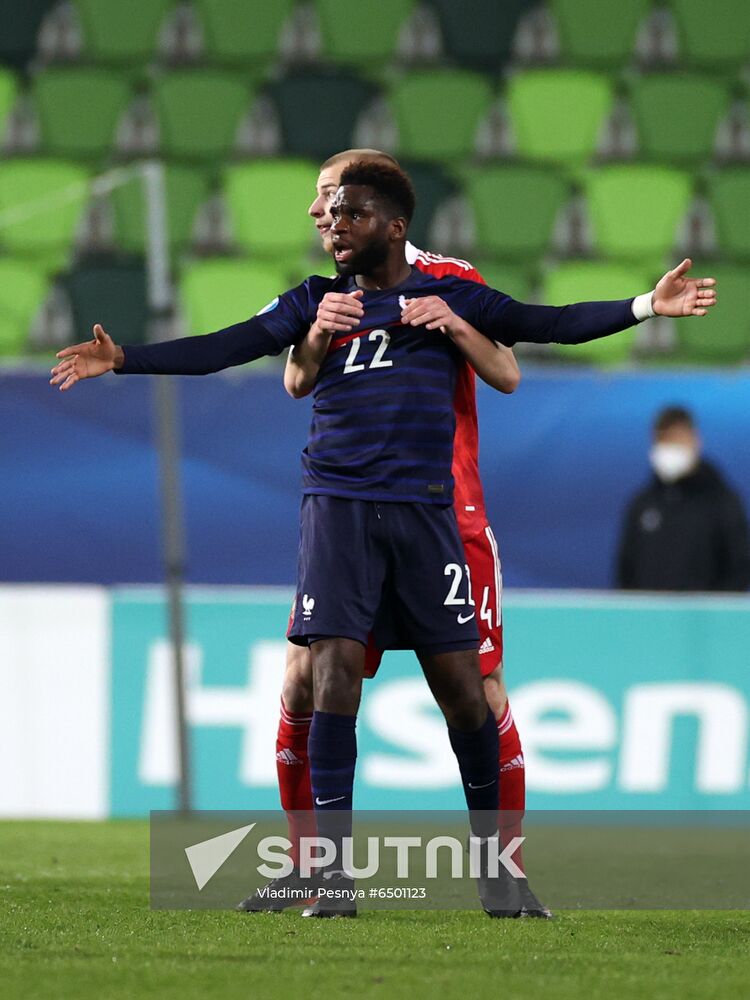 Hungary Soccer Junior Europe Championship Russia - France
