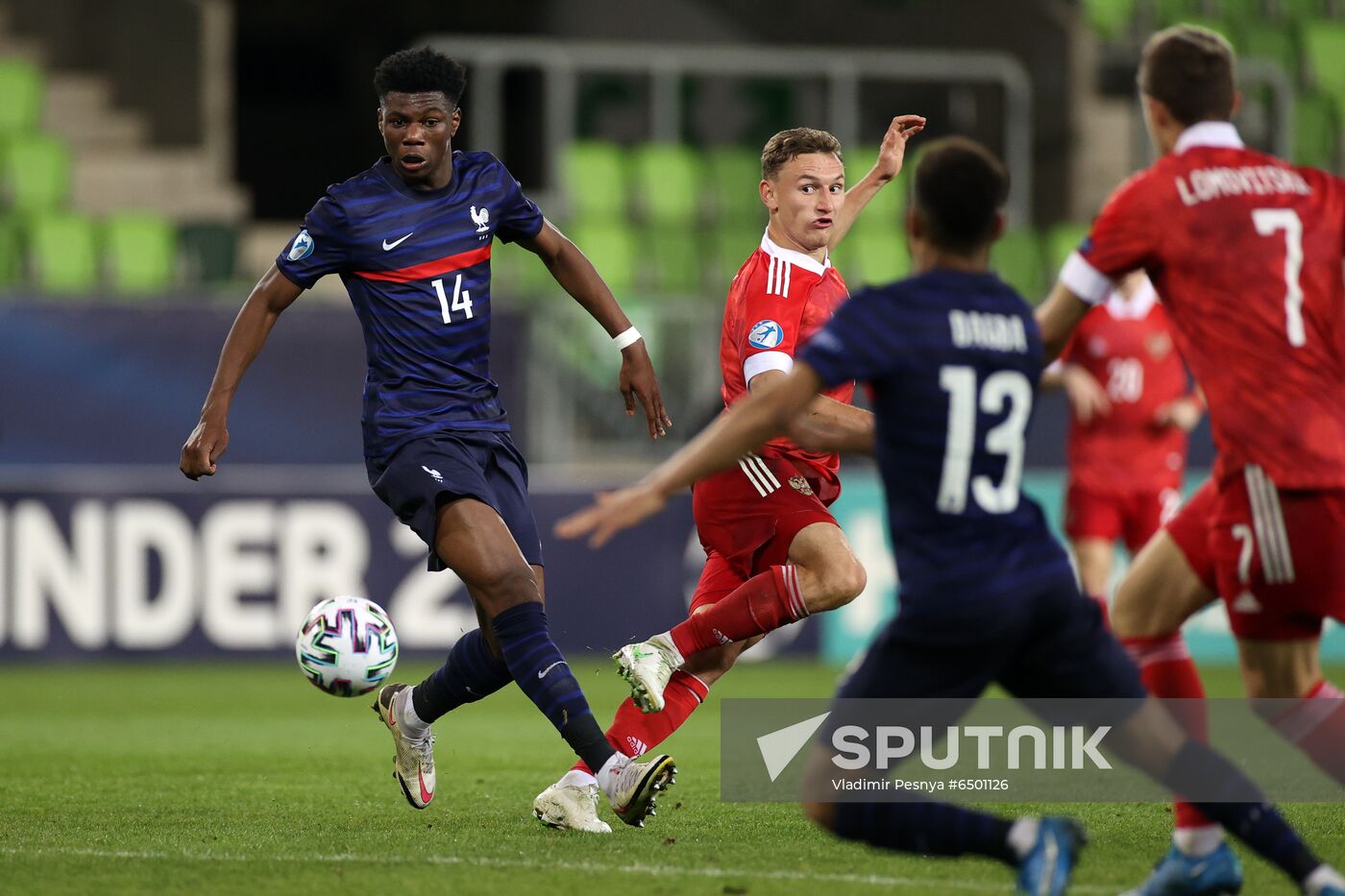 Hungary Soccer Junior Europe Championship Russia - France