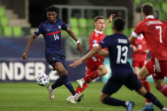 Hungary Soccer Junior Europe Championship Russia - France