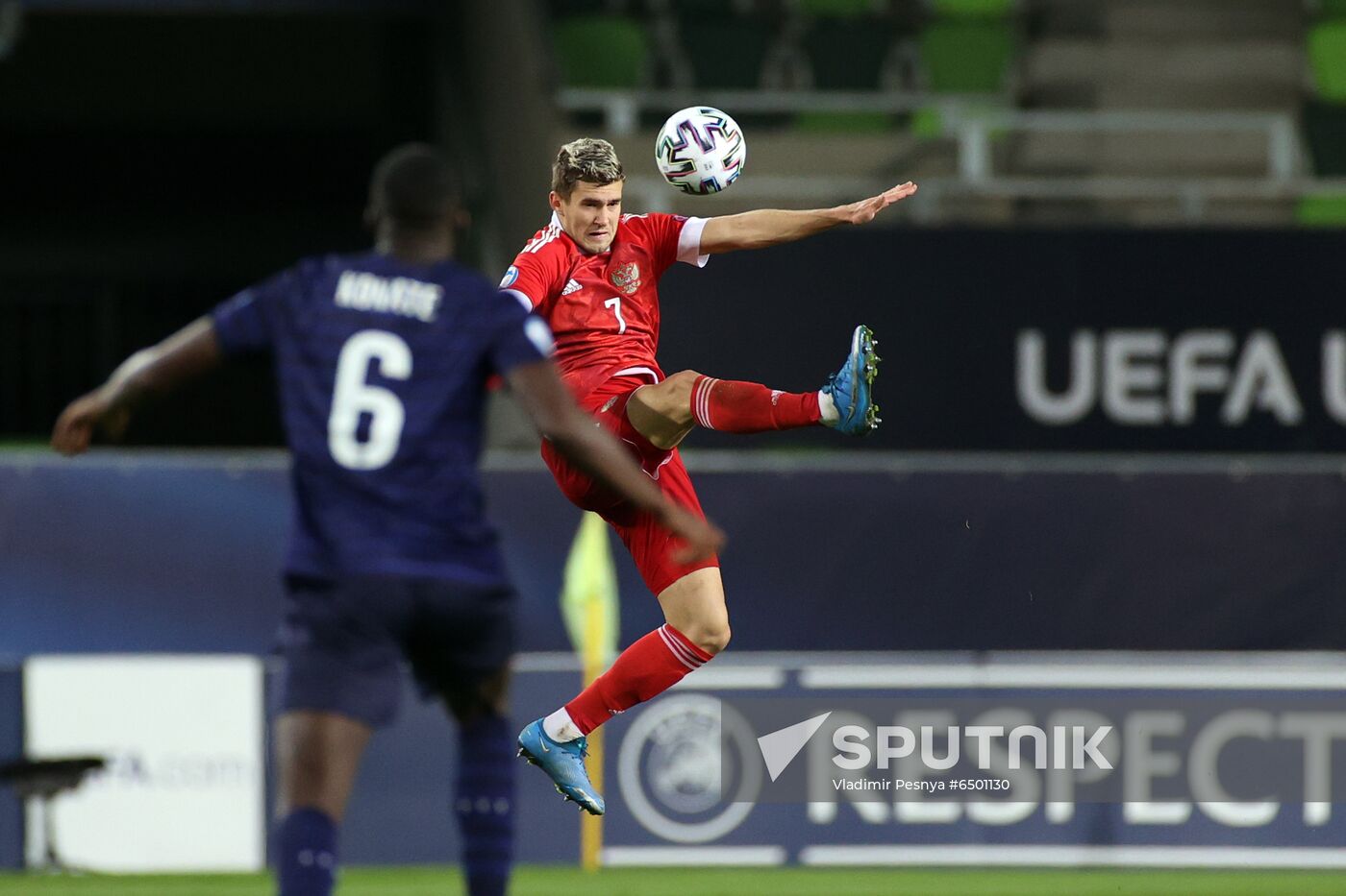 Hungary Soccer Junior Europe Championship Russia - France