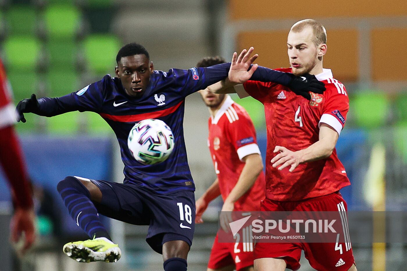 Hungary Soccer Junior Europe Championship Russia - France