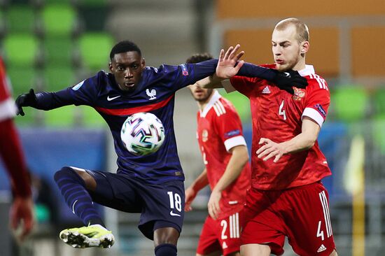 Hungary Soccer Junior Europe Championship Russia - France