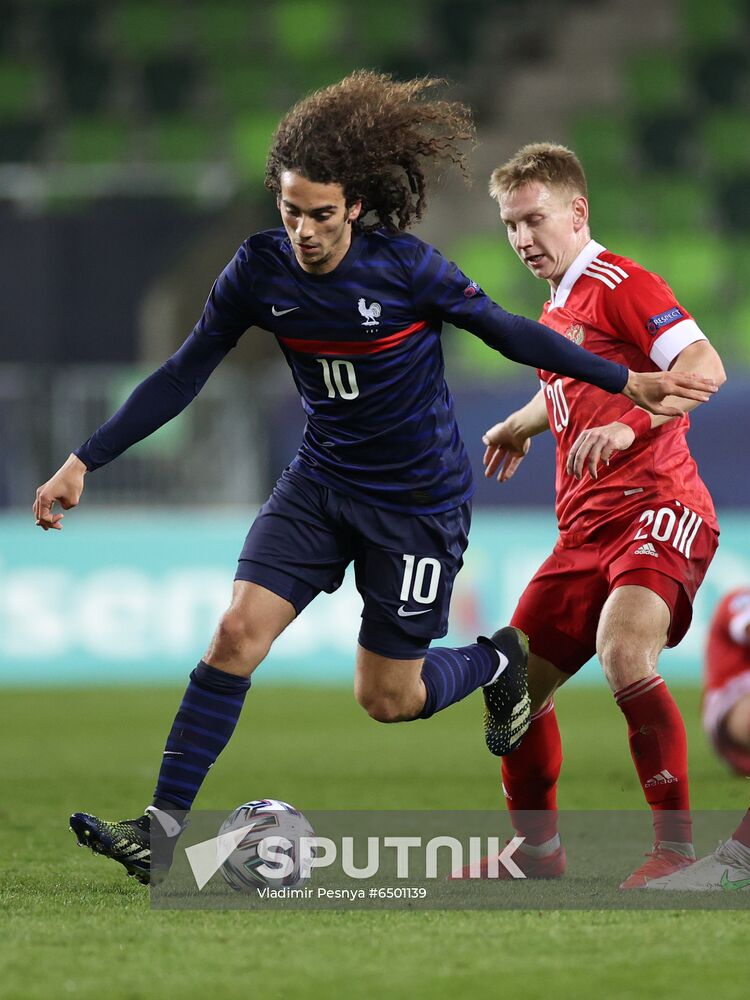 Hungary Soccer Junior Europe Championship Russia - France